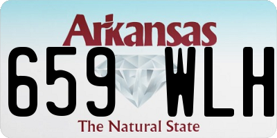 AR license plate 659WLH