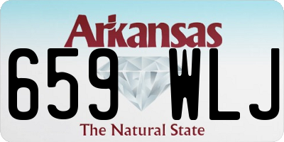 AR license plate 659WLJ