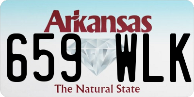 AR license plate 659WLK