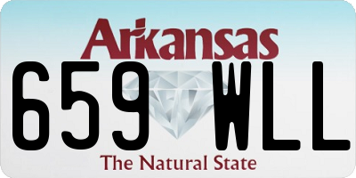AR license plate 659WLL