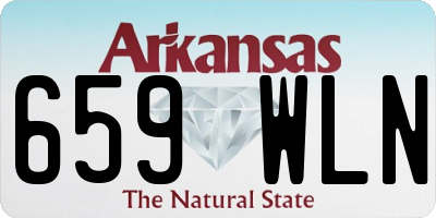 AR license plate 659WLN