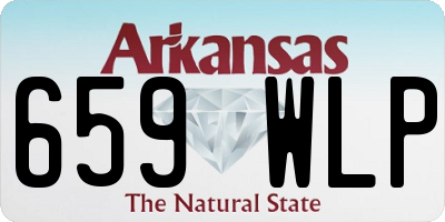 AR license plate 659WLP