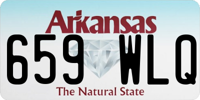 AR license plate 659WLQ