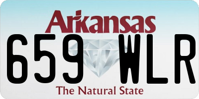 AR license plate 659WLR