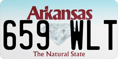 AR license plate 659WLT