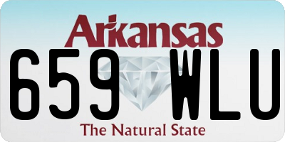 AR license plate 659WLU