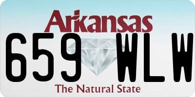 AR license plate 659WLW