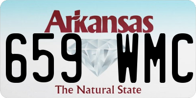 AR license plate 659WMC