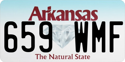 AR license plate 659WMF