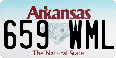 AR license plate 659WML