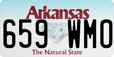 AR license plate 659WMO