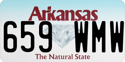 AR license plate 659WMW
