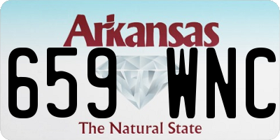 AR license plate 659WNC
