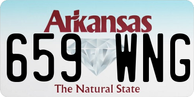 AR license plate 659WNG