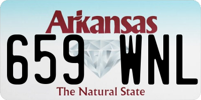 AR license plate 659WNL