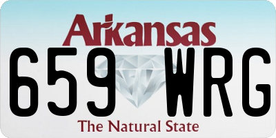 AR license plate 659WRG