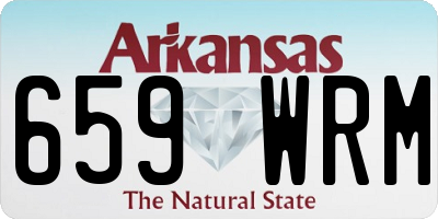 AR license plate 659WRM