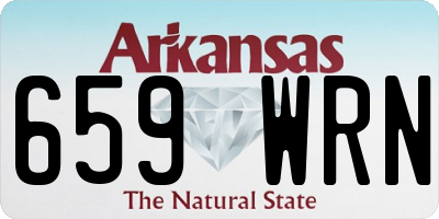 AR license plate 659WRN