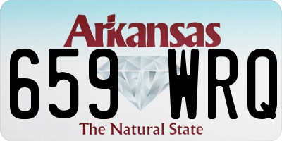AR license plate 659WRQ