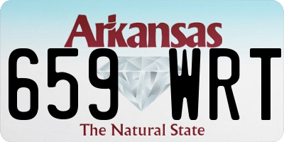 AR license plate 659WRT