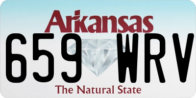 AR license plate 659WRV