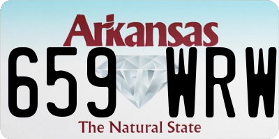 AR license plate 659WRW