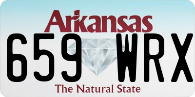 AR license plate 659WRX