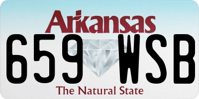 AR license plate 659WSB