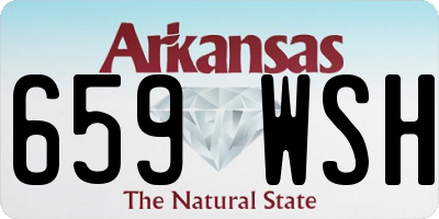AR license plate 659WSH