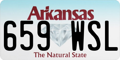AR license plate 659WSL