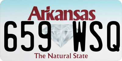 AR license plate 659WSQ