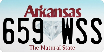 AR license plate 659WSS