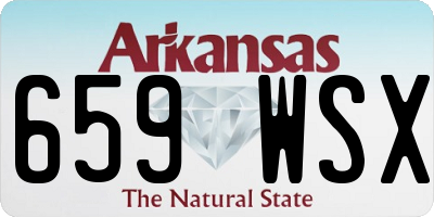 AR license plate 659WSX
