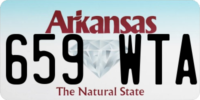 AR license plate 659WTA