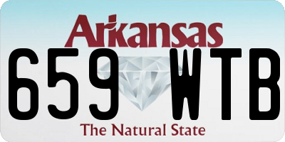 AR license plate 659WTB