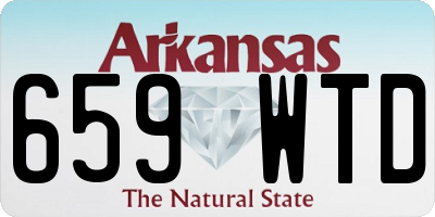 AR license plate 659WTD