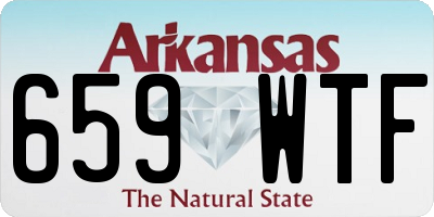 AR license plate 659WTF