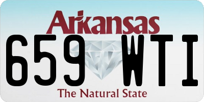 AR license plate 659WTI