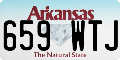 AR license plate 659WTJ