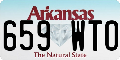 AR license plate 659WTO