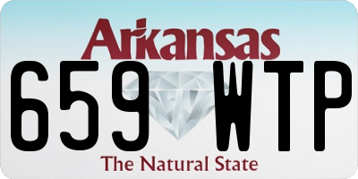 AR license plate 659WTP