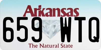 AR license plate 659WTQ