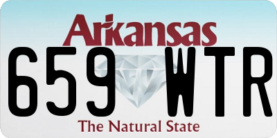 AR license plate 659WTR