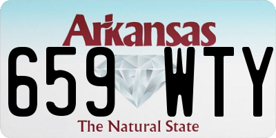 AR license plate 659WTY
