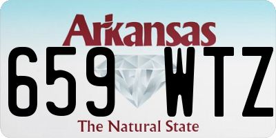 AR license plate 659WTZ