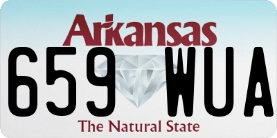 AR license plate 659WUA