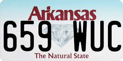 AR license plate 659WUC