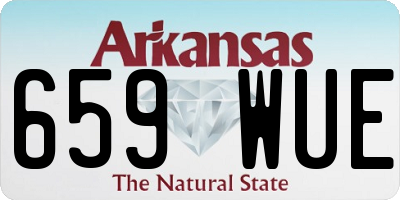 AR license plate 659WUE