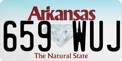 AR license plate 659WUJ