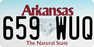 AR license plate 659WUQ